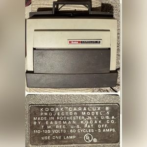 VTG Kodak Caralux 8 Reel-to-Reel Video Projector. Untested.